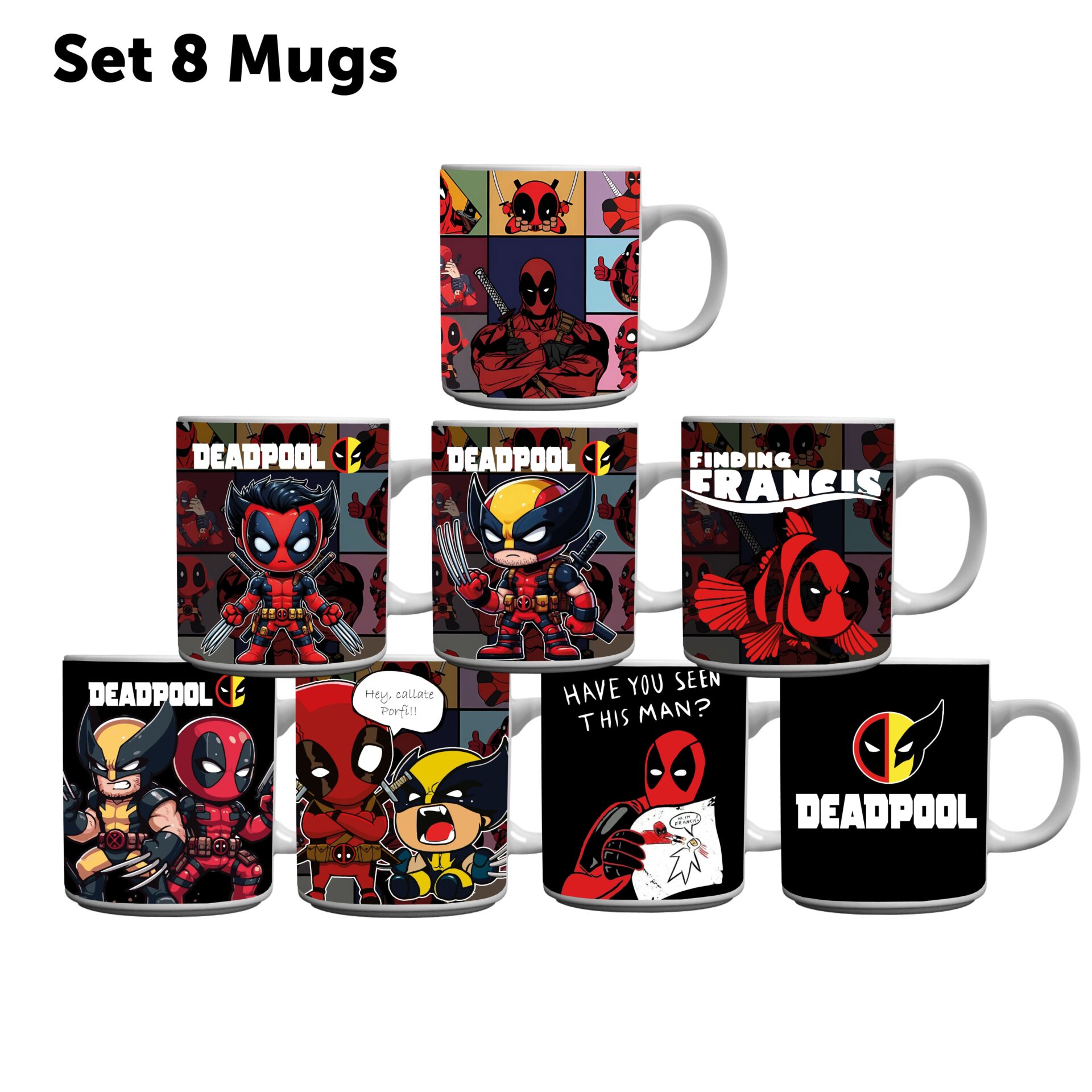 Mugs/pocillos: Set 4, Set 8, Set 12 - Imagen 4