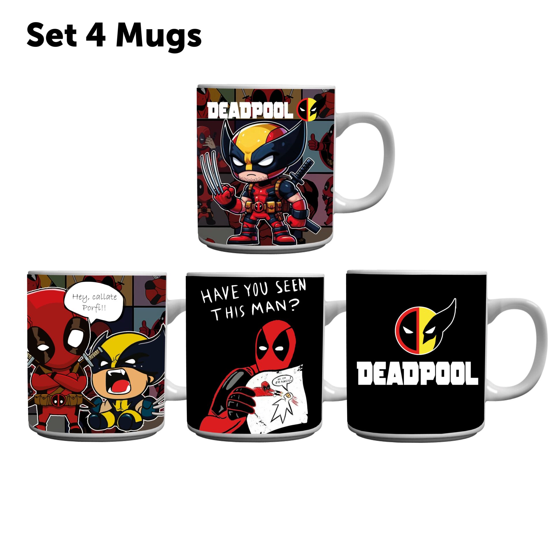 Mugs/pocillos: Set 4, Set 8, Set 12 - Imagen 2